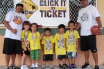 Age 5-6 Division, 1st Place—Kohala: Reeve Cazimero (coach), O’shen Cazimero, Easton Hoshida, Layden Kauka, Landon Kauka, Koby Agvayani, Lawrence Kauka (coach)