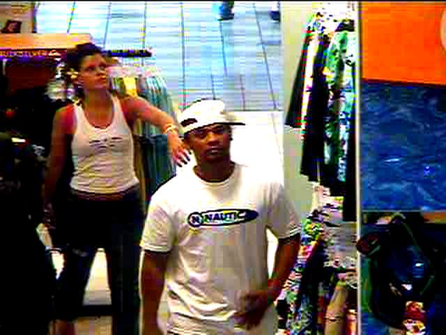 Photo of male & female suspects