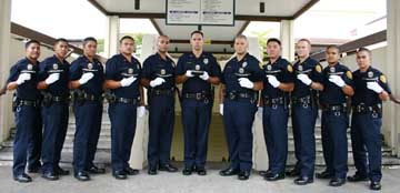 recruits in uniform