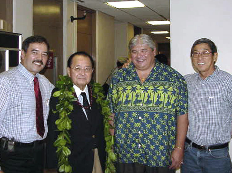 Inouye Visit