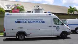 photo of mobile command unit