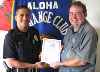 Nacis and Churchill holding certificate