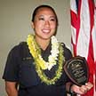 Image: Yoon holding plaque